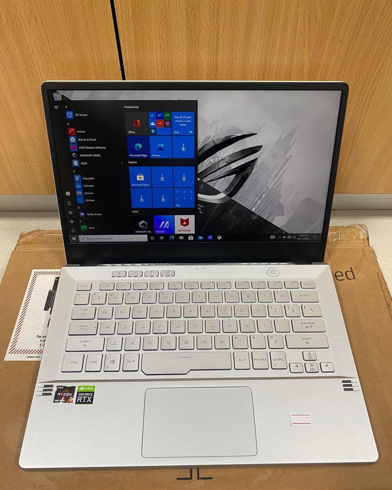 GAMING BY ASUS MODÈLE : ROG ZEPHYRUS G14 SERIES: GA401QM(  VENUS SOLDES EN SAC)